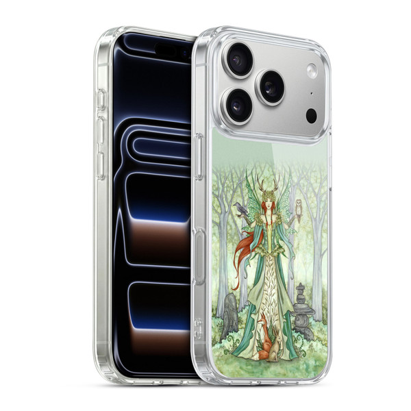 Amy Brown Mystical Art Nature Harmony Soft Gel Case for Apple iPhone 17 Pro