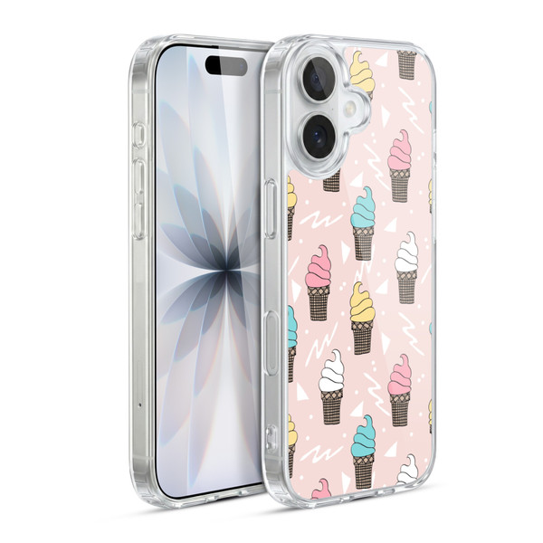 Andrea Lauren Design Food Pattern Ice Cream Soft Gel Case for Apple iPhone 17