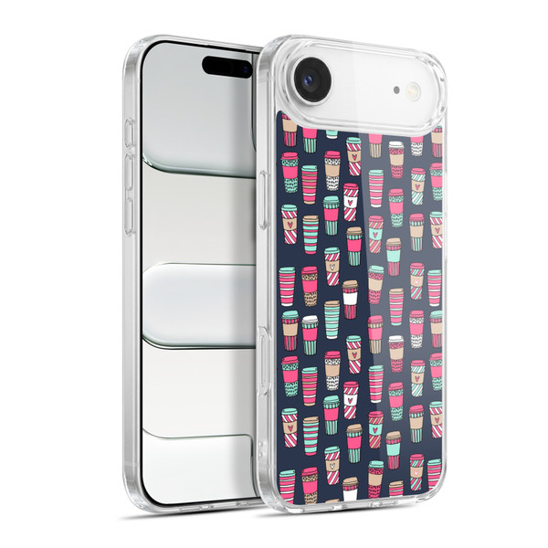 Andrea Lauren Design Food Pattern Coffee Soft Gel Case for Apple iPhone 17 Air