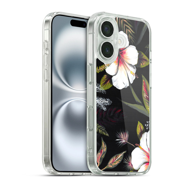 Anis Illustration Flowers Tropical Soft Gel Case for Apple iPhone 16 & MagSafe
