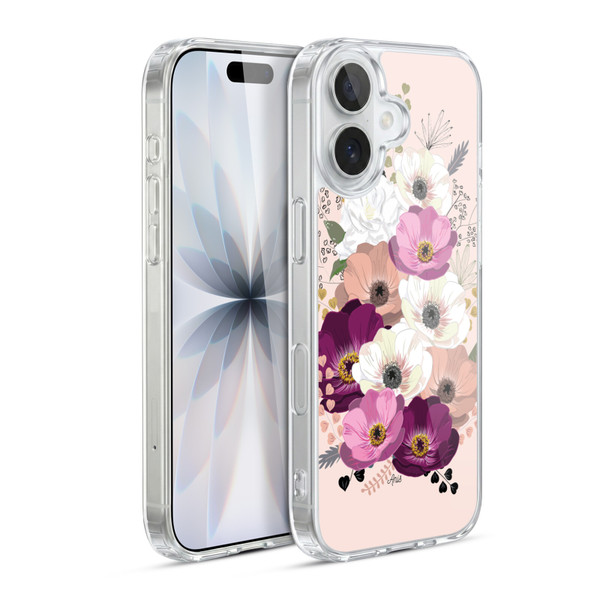 Anis Illustration Flowers Bouquet 1 Soft Gel Case for Apple iPhone 17