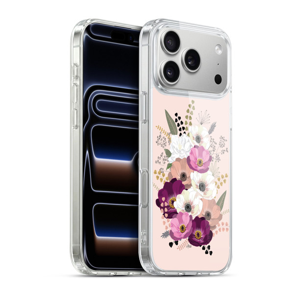 Anis Illustration Flowers Bouquet 1 Soft Gel Case for Apple iPhone 17 Pro Max