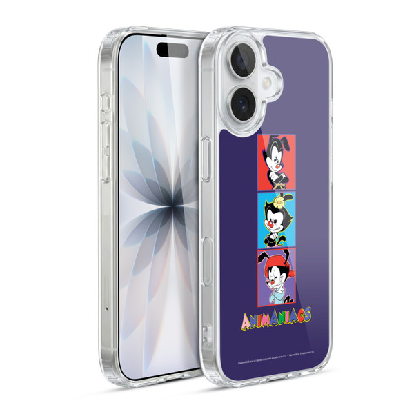 Animaniacs Graphics Tiles Soft Gel Case for Apple iPhone 17