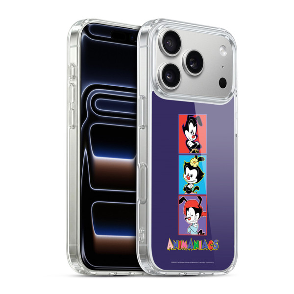 Animaniacs Graphics Tiles Soft Gel Case for Apple iPhone 17 Pro