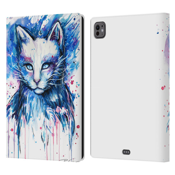 Pixie Cold Cats Space Leather Book Wallet Case Cover For Apple iPad Pro 11 M4/M5 2024/2025