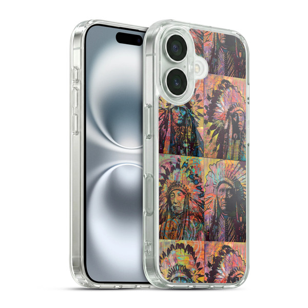 Dean Russo Pop Culture Chiefs Quadrant Soft Gel Case for Apple iPhone 16 & MagSafe