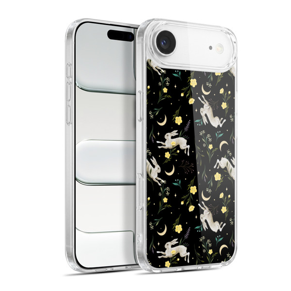 Episodic Drawing Pattern Bunny Night Soft Gel Case for Apple iPhone 17 Air