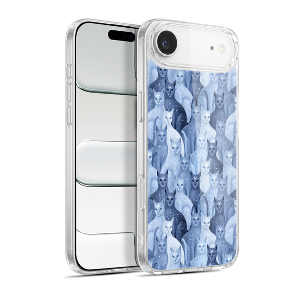 Episodic Drawing Pattern Cats Soft Gel Case for Apple iPhone 17 Air