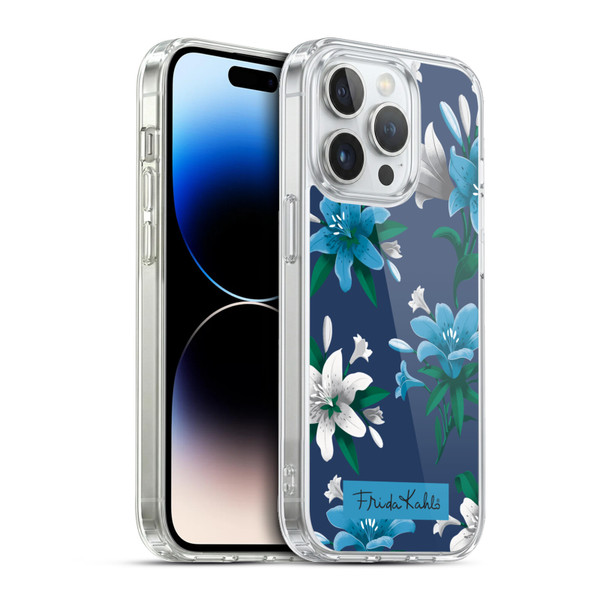 Frida Kahlo Flowers Blue Lilies Soft Gel Case for Apple iPhone 13 Pro & MagSafe