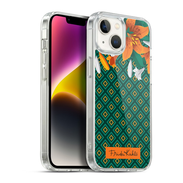 Frida Kahlo Flowers Lilies Soft Gel Case for Apple iPhone 14