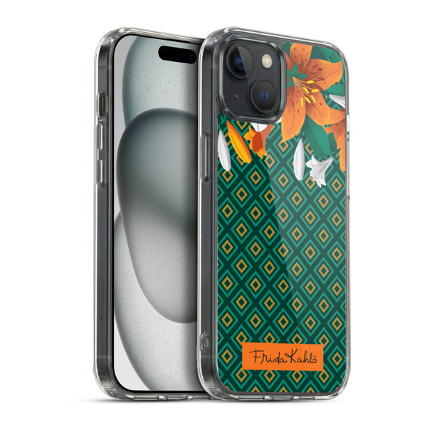 Frida Kahlo Flowers Lilies Soft Gel Case for Apple iPhone 15 Plus & MagSafe