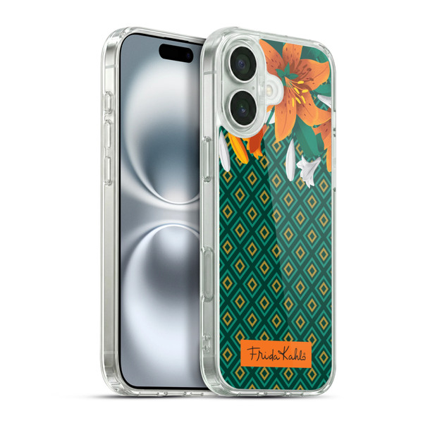Frida Kahlo Flowers Lilies Soft Gel Case for Apple iPhone 16 Plus & MagSafe