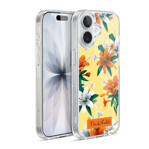 Frida Kahlo Flowers Orange Lilies Soft Gel Case for Apple iPhone 17