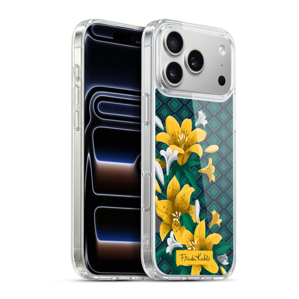Frida Kahlo Flowers Yellow Lilies Soft Gel Case for Apple iPhone 17 Pro Max