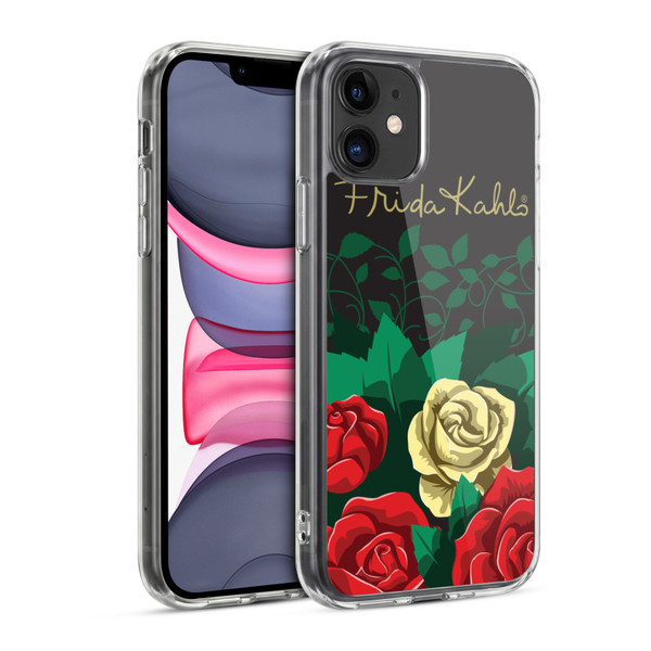 Frida Kahlo Roses Blooms Soft Gel Case for Apple iPhone 11