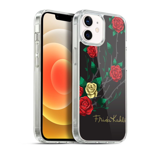 Frida Kahlo Roses Shrub Soft Gel Case for Apple iPhone 12 / iPhone 12 Pro & MagSafe