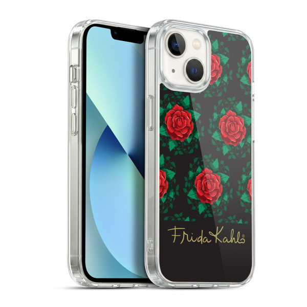 Frida Kahlo Roses Leafy Soft Gel Case for Apple iPhone 13