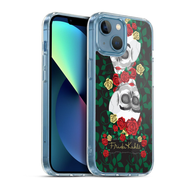 Frida Kahlo Roses Mirror Soft Gel Case for Apple iPhone 13 Mini & MagSafe