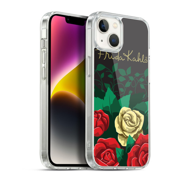 Frida Kahlo Roses Blooms Soft Gel Case for Apple iPhone 14 Plus & MagSafe