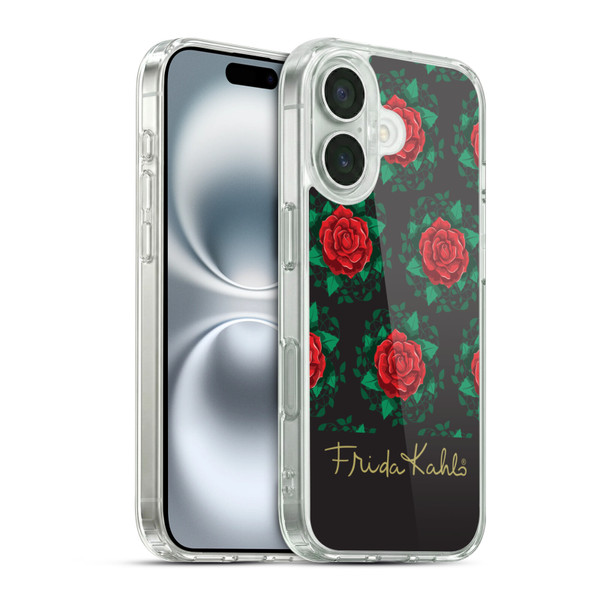 Frida Kahlo Roses Leafy Soft Gel Case for Apple iPhone 16 & MagSafe