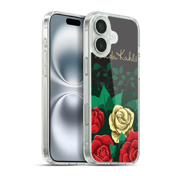 Frida Kahlo Roses Blooms Soft Gel Case for Apple iPhone 16 Plus & MagSafe