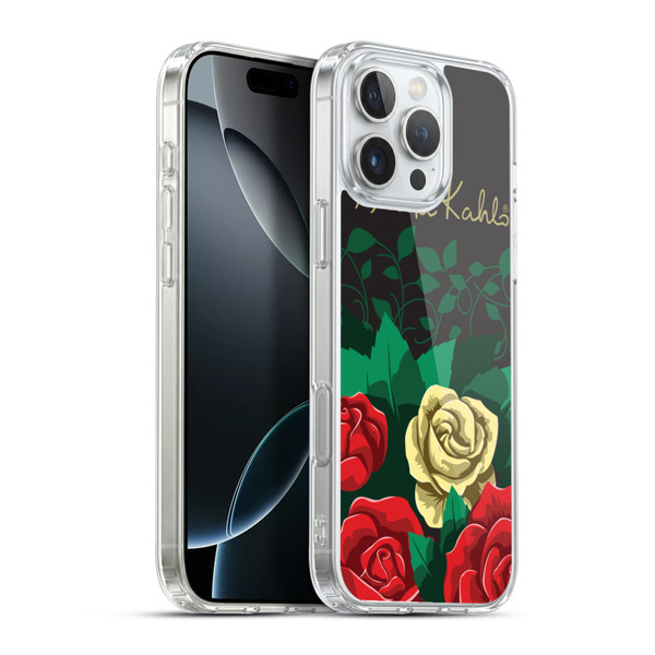 Frida Kahlo Roses Blooms Soft Gel Case for Apple iPhone 16 Pro Max & MagSafe