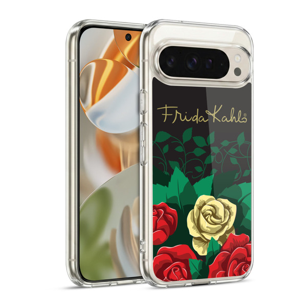 Frida Kahlo Roses Blooms Soft Gel Case for Google Pixel 9 / Pixel 9 Pro