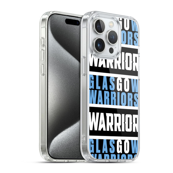 Glasgow Warriors Graphics Warrior Soft Gel Case for Apple iPhone 15 Pro & MagSafe