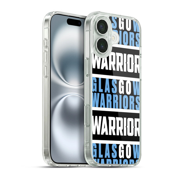 Glasgow Warriors Graphics Warrior Soft Gel Case for Apple iPhone 16 Plus & MagSafe