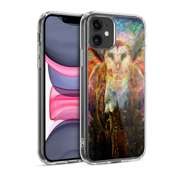 Jumbie Art Visionary Owl Soft Gel Case for Apple iPhone 11