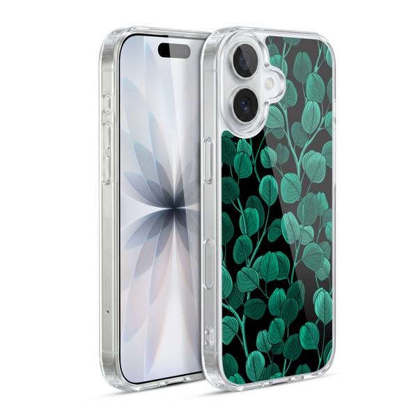 Katerina Kirilova Fruits & Foliage Patterns Eucalyptus Silver Dollar Soft Gel Case for Apple iPhone 17
