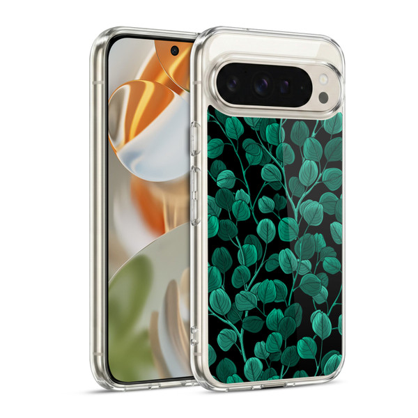 Katerina Kirilova Fruits & Foliage Patterns Eucalyptus Silver Dollar Soft Gel Case for Google Pixel 9 / Pixel 9 Pro