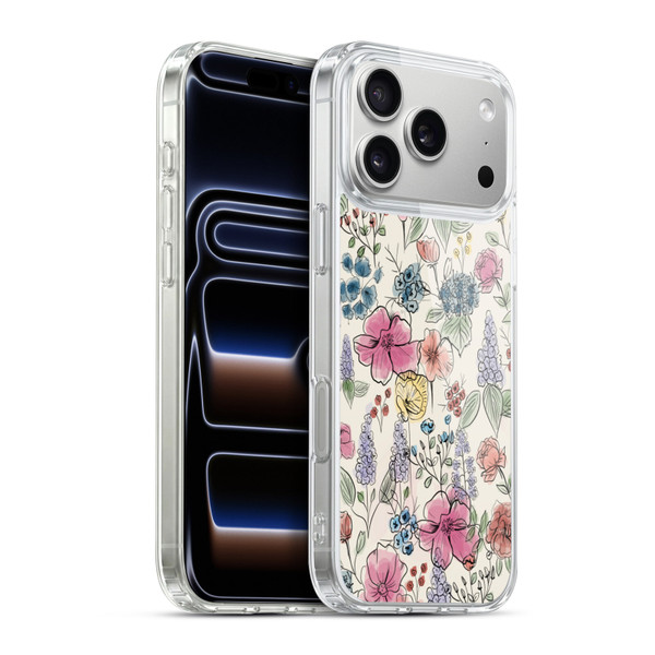Anis Illustration Floral Pattern Wild Garden Soft Gel Case for Apple iPhone 17 Pro Max