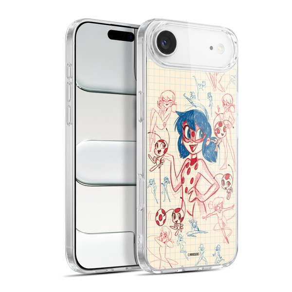 Miraculous Ladybug Sketches Ladybug Soft Gel Case for Apple iPhone 17 Air