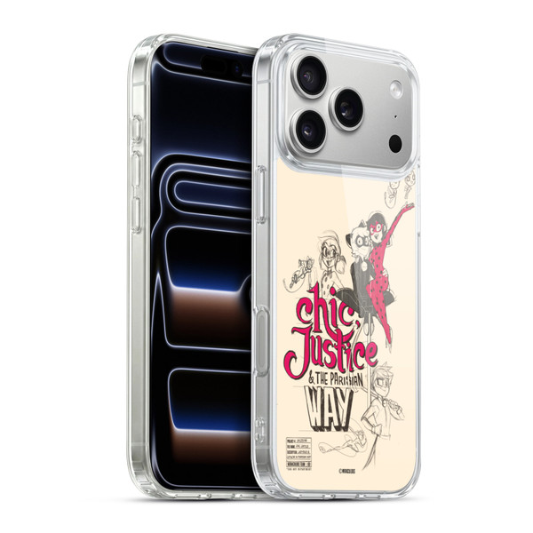 Miraculous Ladybug Sketches Chic Justice Soft Gel Case for Apple iPhone 17 Pro Max
