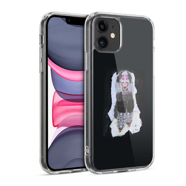 Michel Keck Animal Collage Poodle Soft Gel Case for Apple iPhone 11