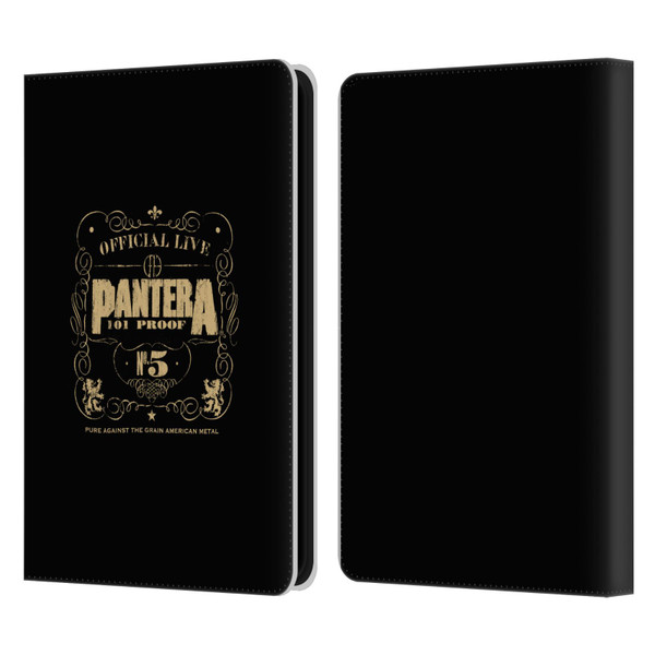 Pantera Art 101 Proof Leather Book Wallet Case Cover For Amazon Kindle 11th Gen (2024)