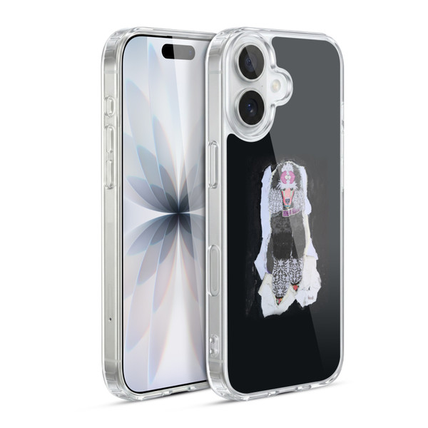 Michel Keck Animal Collage Poodle Soft Gel Case for Apple iPhone 17
