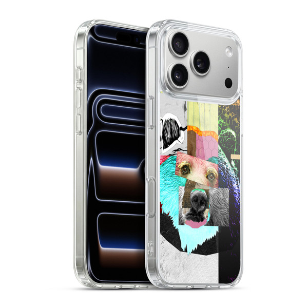 Michel Keck Animal Collage Bear Soft Gel Case for Apple iPhone 17 Pro Max