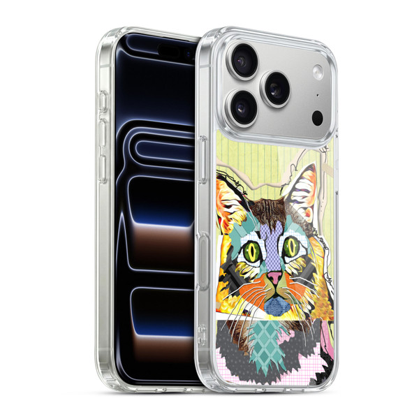 Michel Keck Animal Collage Cat Soft Gel Case for Apple iPhone 17 Pro