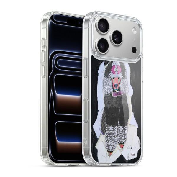 Michel Keck Animal Collage Poodle Soft Gel Case for Apple iPhone 17 Pro