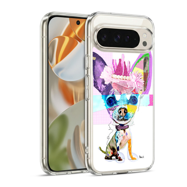 Michel Keck Animal Collage Chihuahua Soft Gel Case for Google Pixel 9 / Pixel 9 Pro