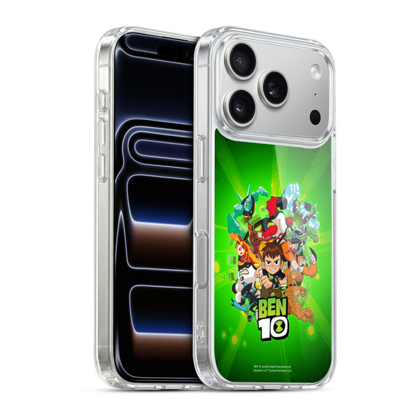 Ben 10: Animated Series Graphics Character Art Soft Gel Case for Apple iPhone 17 Pro