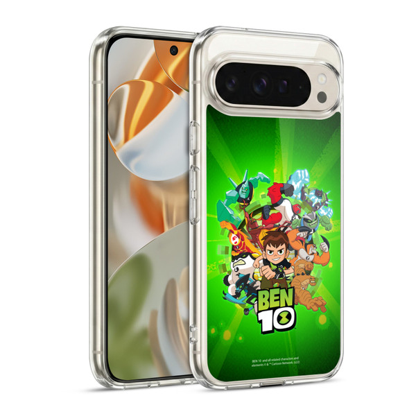 Ben 10: Animated Series Graphics Character Art Soft Gel Case for Google Pixel 9 / Pixel 9 Pro