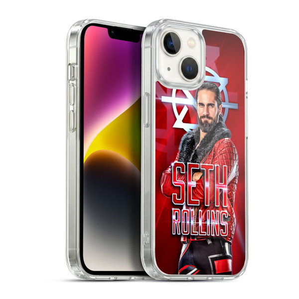 WWE Seth Rollins Graphics Seth Rollins Soft Gel Case for Apple iPhone 14