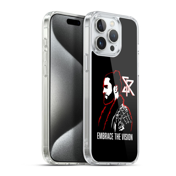 WWE Seth Rollins Graphics Embrace The Vision Soft Gel Case for Apple iPhone 15 Pro Max & MagSafe