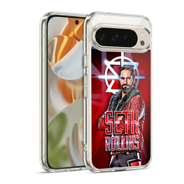 WWE Seth Rollins Graphics Seth Rollins Soft Gel Case for Google Pixel 9 / Pixel 9 Pro