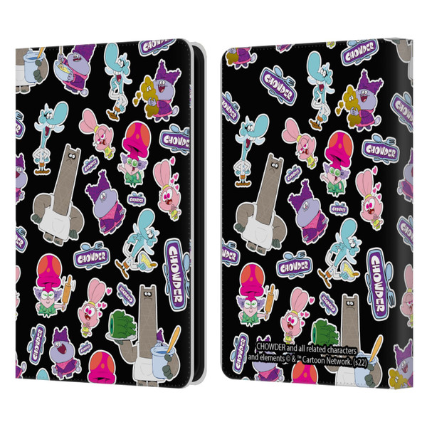 Chowder: Animated Series Graphics Pattern Leather Book Wallet Case Cover For Amazon Kindle 11th Gen (2024)