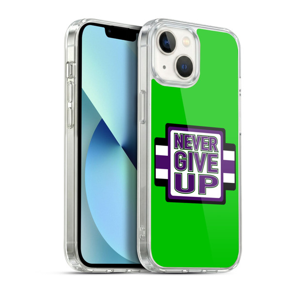 WWE Superstars 8 John Cena Never Give Up Soft Gel Case for Apple iPhone 13