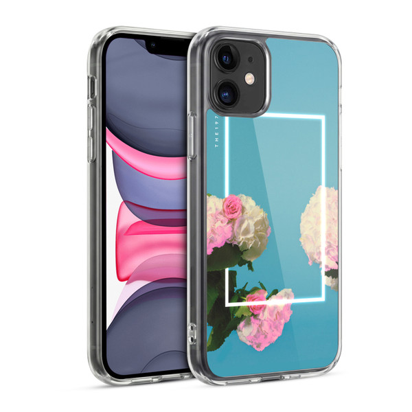 The 1975 Key Art Roses Blue Soft Gel Case for Apple iPhone 11
